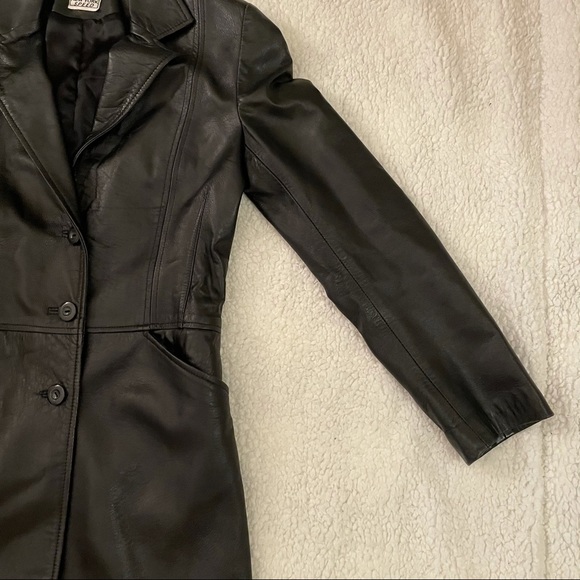 Vintage New York Speed Black Women’s Trench Coat - Picture 4 of 9